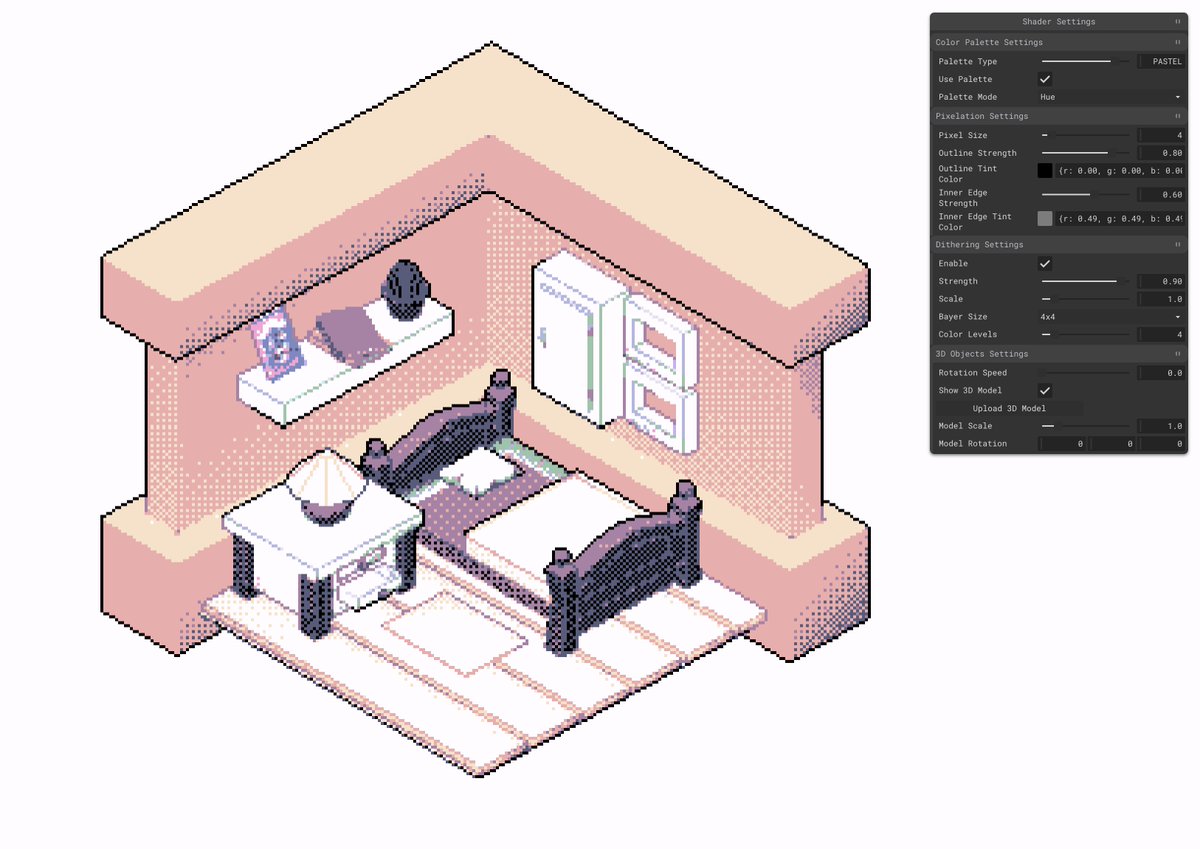 jhorikawa_err's tweet image. #threejs #webgl #pixelart