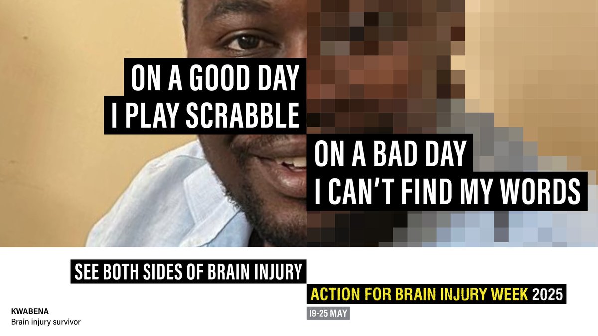 Living with a brain injury is challenging and unpredictable. One day you’re getting triple word scores. Another day you can’t string a sentence together. So please show a little more patience, empathy and understanding – you never know what kind of day someone is having. ​

Visit