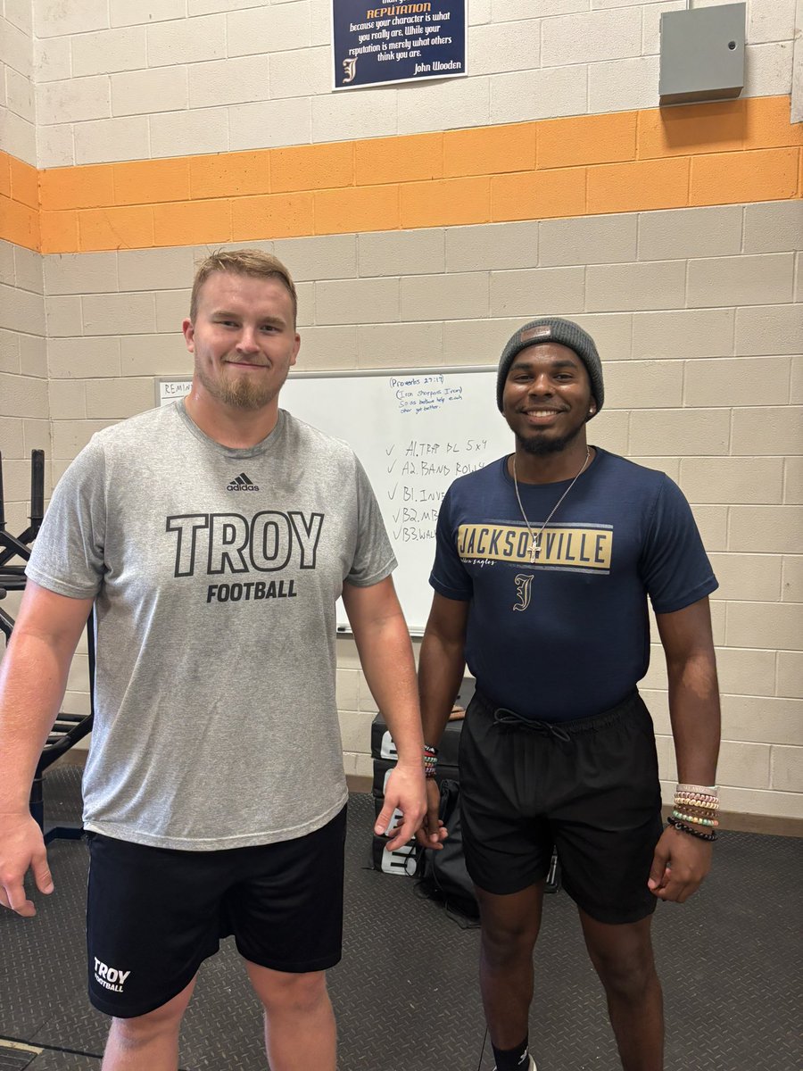 Brian Owens (@coachbo__) on Twitter photo Enjoyed the company <a href="/TroyTrojansFB/">Troy Trojans Football 8x⚔️</a> OL <a href="/kggibson71/">Kyler Gibson</a> and my guy <a href="/PrinceHolland21/">PRINCE_HOLLAND21</a> not sure where he got that shirt but it wasn’t from me🧐 Enjoyed the company <a href="/TroyTrojansFB/">Troy Trojans Football 8x⚔️</a> OL <a href="/kggibson71/">Kyler Gibson</a> and my guy <a href="/PrinceHolland21/">PRINCE_HOLLAND21</a> not sure where he got that shirt but it wasn’t from me🧐