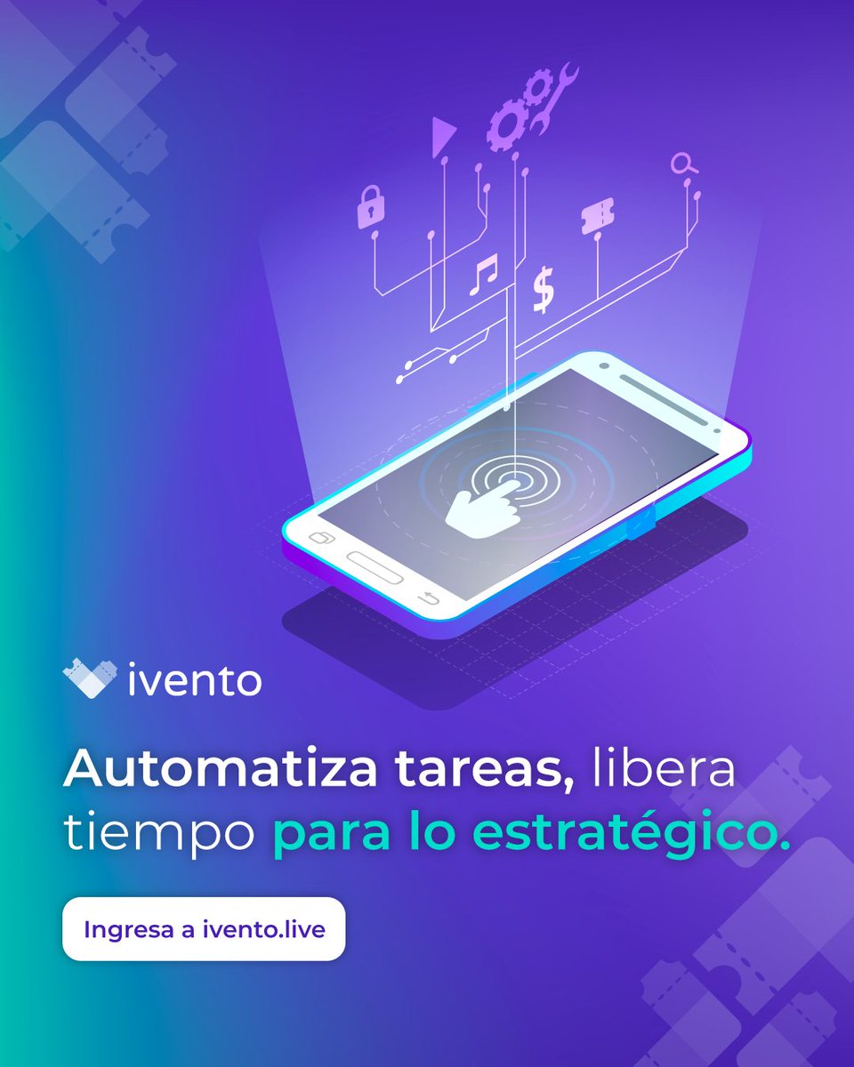 Con Ivento puedes dejar todo listo y dedicarte a lo importante: conectar con tu audiencia.
