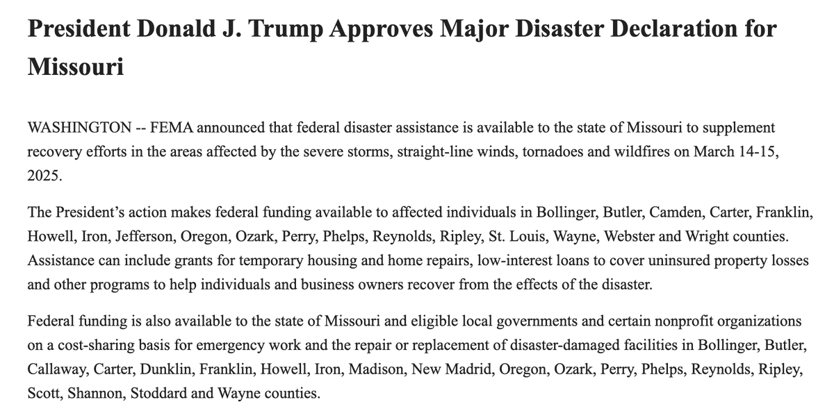 Some good news for St. Louis just landed in my inbox