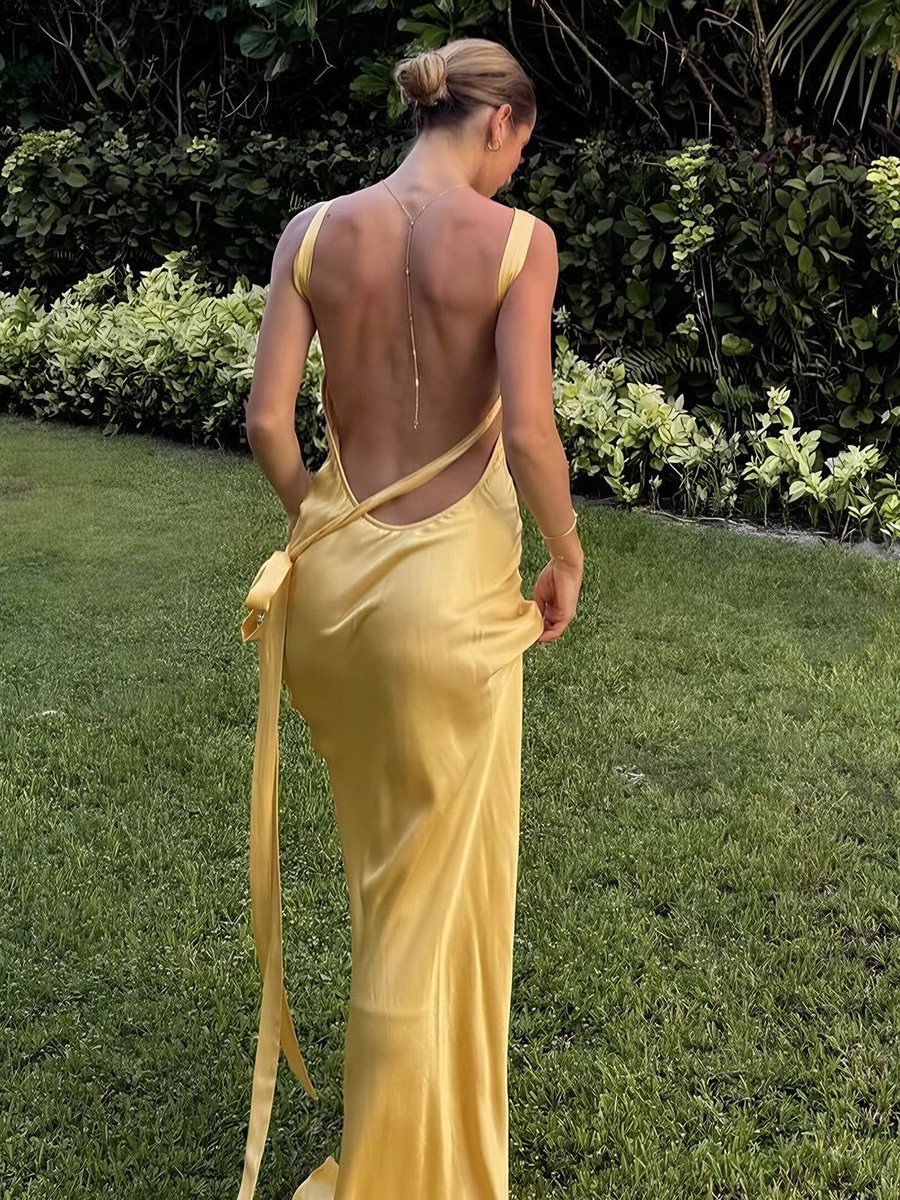backless dresses