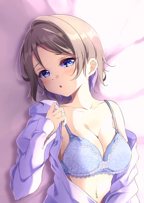 ごだいさんの曜ちゃんお借りして描かせていただきました。タグ企画に乗じてちょっとエチなやつを、たまにはいいよね普段露出多め描くこと少ないので、肌の塗り等難しいですね・・もっと上手くできるようになりたいと思います!! 