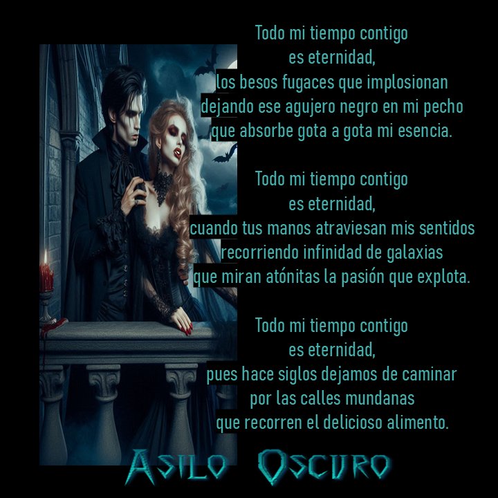 Tal vez el tiempo haya expirado, pero todo mi tiempo contigo es eternidad... #RetoLiterPo