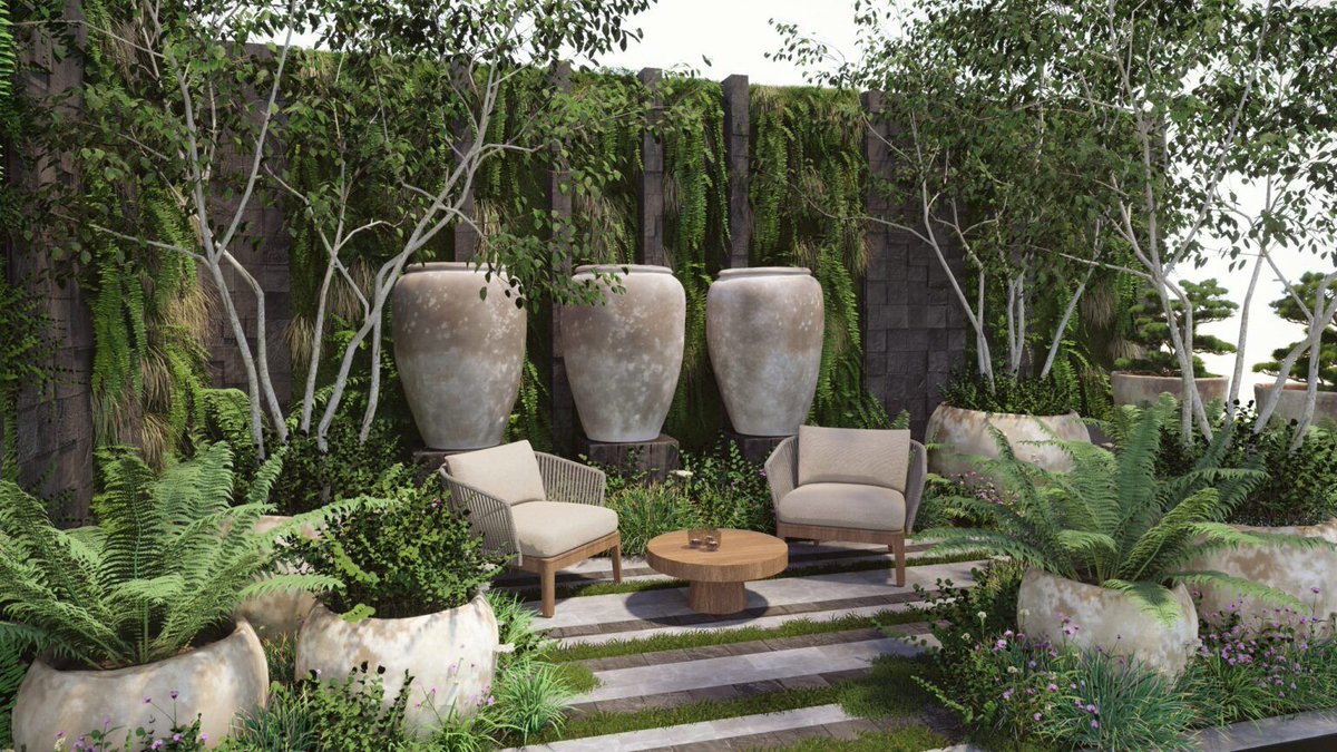 Bord Bia Bloom - The Pot Gallery Garden – Small Show Garden by designer Alan Rudden
 - HorticultureConnected.ie buff.ly/ZcF9tAb #bordbiabloom #alanrudden #showgardens