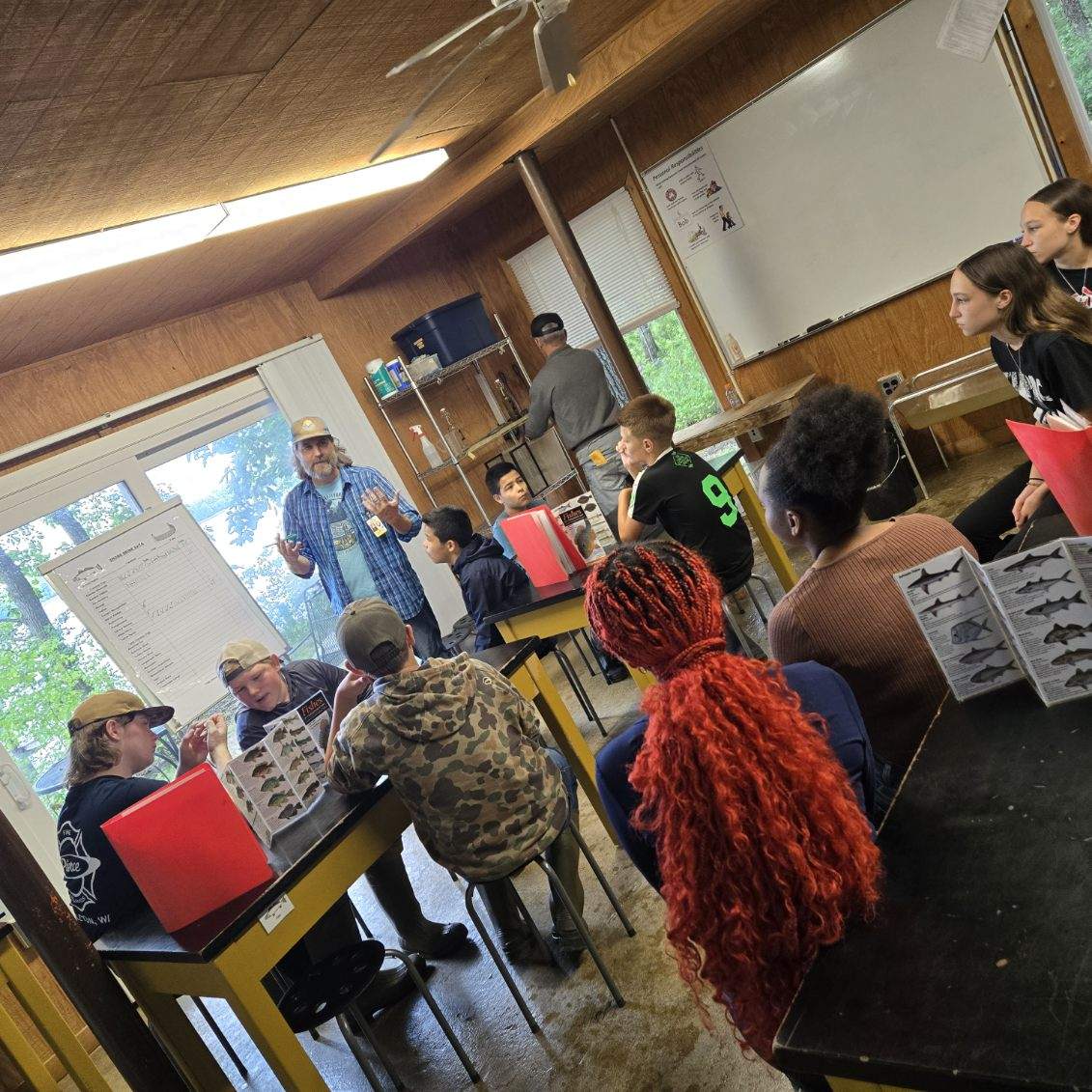 A group of our students, including our Environmental Club, visited the Nanjemoy Creek Environmental Education Center today. It looks like they had a great time learning about our environment. <a href="/nanjemoycreek/">NCEEC</a>