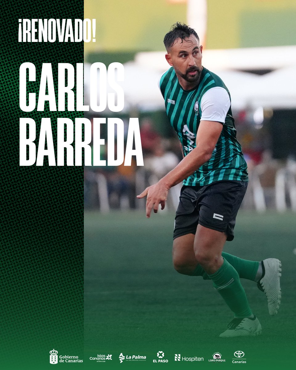 Club Deportivo Atlético Paso (@atleticopaso) on Twitter photo Comunicado Oficial: Carlos Barreda
Arranca el proyecto 25/26, y no hay mejor forma de hacerlo que anunciando la renovación de nuestro capitán. <a href="/CBarreda2/">Carlos Barreda</a> afrontará su tercera temporada en el Atlético Paso.
#atleticopaso #soyverdito #somosverditos Comunicado Oficial: Carlos Barreda
Arranca el proyecto 25/26, y no hay mejor forma de hacerlo que anunciando la renovación de nuestro capitán. <a href="/CBarreda2/">Carlos Barreda</a> afrontará su tercera temporada en el Atlético Paso.
#atleticopaso #soyverdito #somosverditos