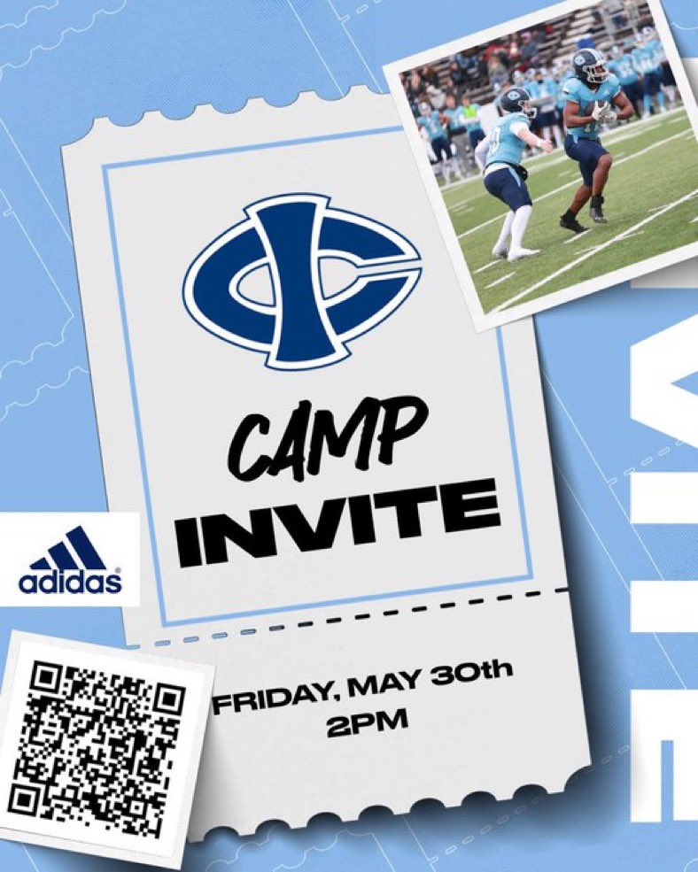 Thank you <a href="/TritonNation/">Iowa Central Football</a> for the camp invite. 
<a href="/PrepRedzoneIA/">Prep Redzone Iowa</a> 
<a href="/NWahlScouting/">Nate Wahl</a>