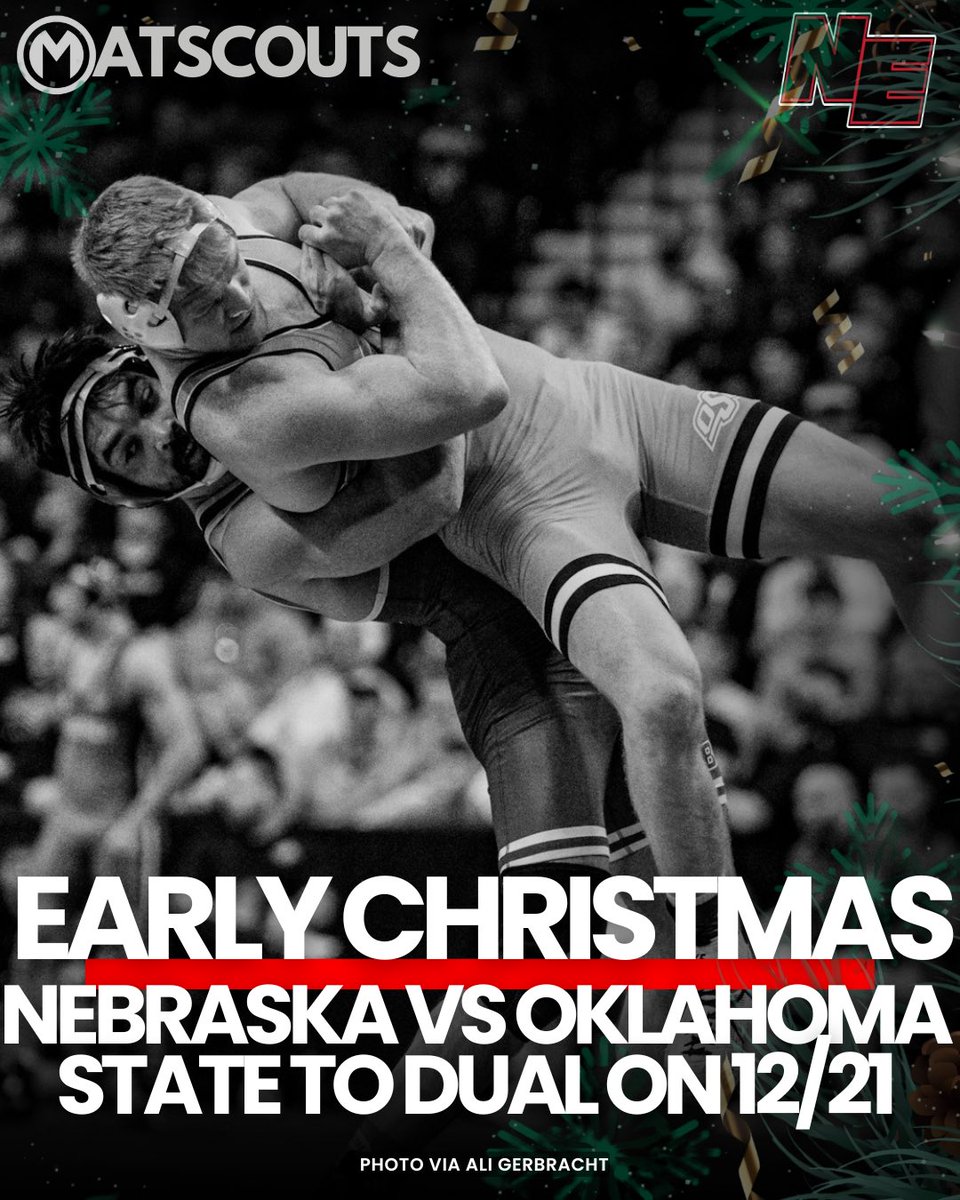 The Huskers will take on Oklahoma State in LINCOLN on 12/21!! 🔥🔥🔥

First reported by <a href="/MatScouts1/">MatScouts</a>
