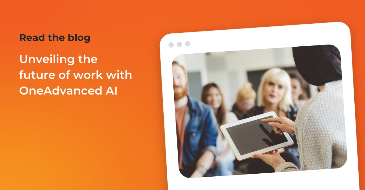 🚀 AI is here—and it's changing everything.

See how OneAdvanced AI helps teams boost productivity, cut complexity &amp; make smarter decisions.

💬 Insights from our CEO, CTO &amp; CPO

Read more: bit.ly/4je0u16

#AI #FutureOfWork #OneAdvancedAI