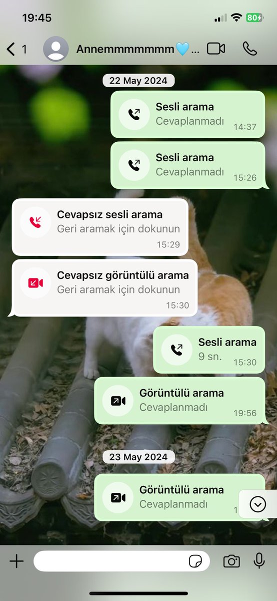 En son 1 yıl önce bugün konuşmuşuz Anne 😢 Sesini unutucam diye çok korkuyorum.