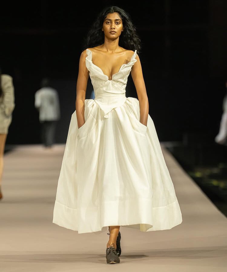 simone ashley wearing vivienne westwood “gateway of india” collection at the cannes film festival 🤍