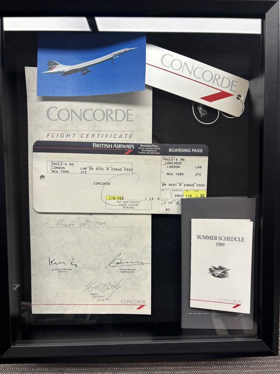 PilotLiberator's tweet image. While I was waiting to get my FAA medical today, I spotted this gem (time capsule) in the doctor’s waiting room. #BA #Concorde