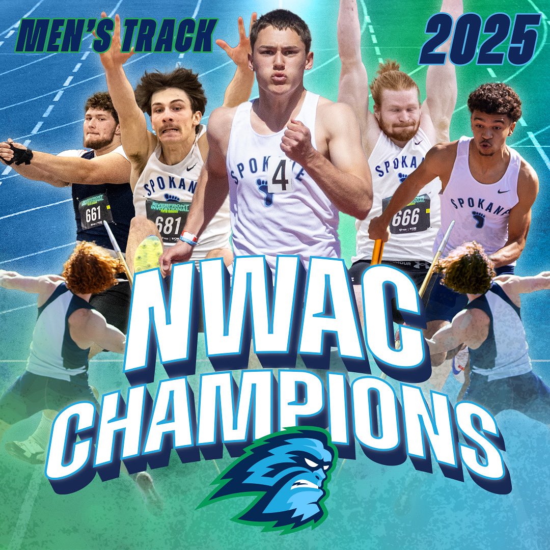 YOUR 2025 NWAC MEN’S TRACK CHAMPIONS!🏆