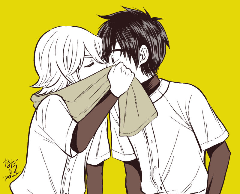 tamada_touken's tweet image. しまったキスの日だったんですね！！
再掲