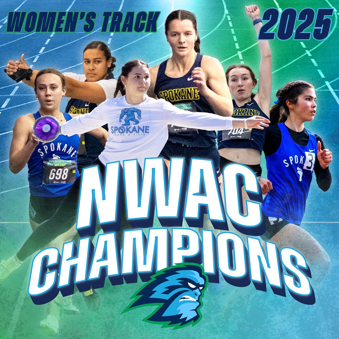 YOUR 2025 NWAC WOMEN’S TRACK CHAMPIONS!🏆