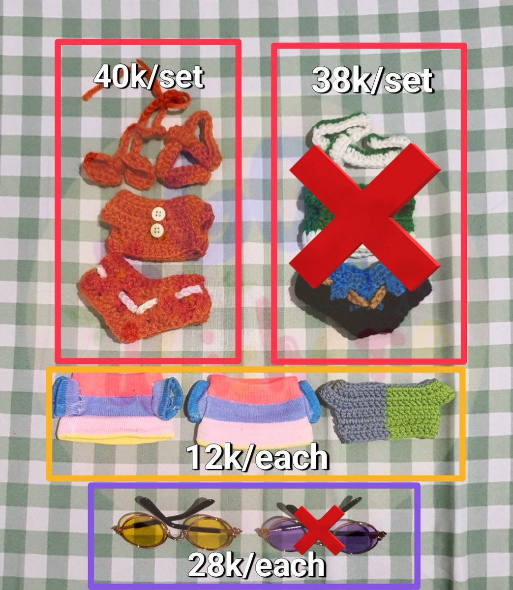 d6ishere's tweet photo. [UPDATE] WTS DAY6 Aksesoris Baju Rajut Denimalz, Kacamata Denimalz

📍Jateng, INA
❌️ pack + adm 🍊
💌 DM for claim

❌️ NO SENSITIVE BUYER❌️

#wtsday6stuff @DAY6TradingINA @Day6MerchsRT #wtsday6 https://t.co/pLKII7E84Z