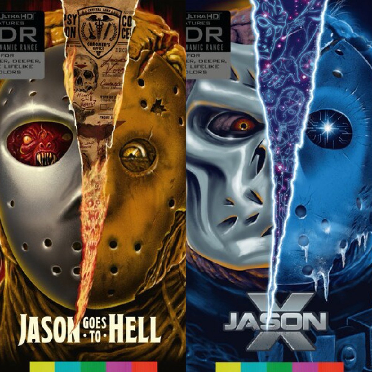 UncleCreepy's tweet image. Just a reminder - I have commentary tracks on the new #jasonx and #jasongoestohell #bluray releases from #arrowvideo! Come have a good time with me and @redshirtpict! #fridaythe13th #horror #homevideo