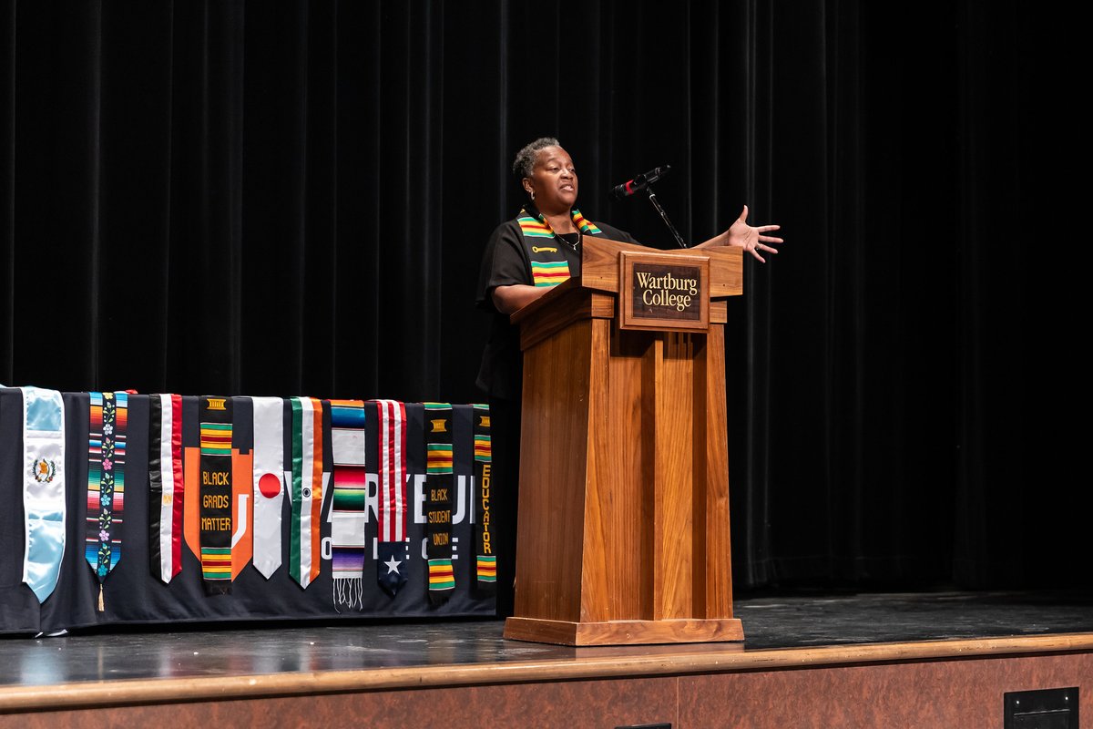 Can you believe it's Commencement weekend? Check out our Unity Stole Ceremony (see more pics at flic.kr/s/aHBqjCf8YW!) as you get ready to celebrate the Class of 2025 at 2 p.m. Saturday.

Can't make it to the Hoover Fieldhouse &amp; Track? Watch online: wartburgknightvision.com/?B=2423507