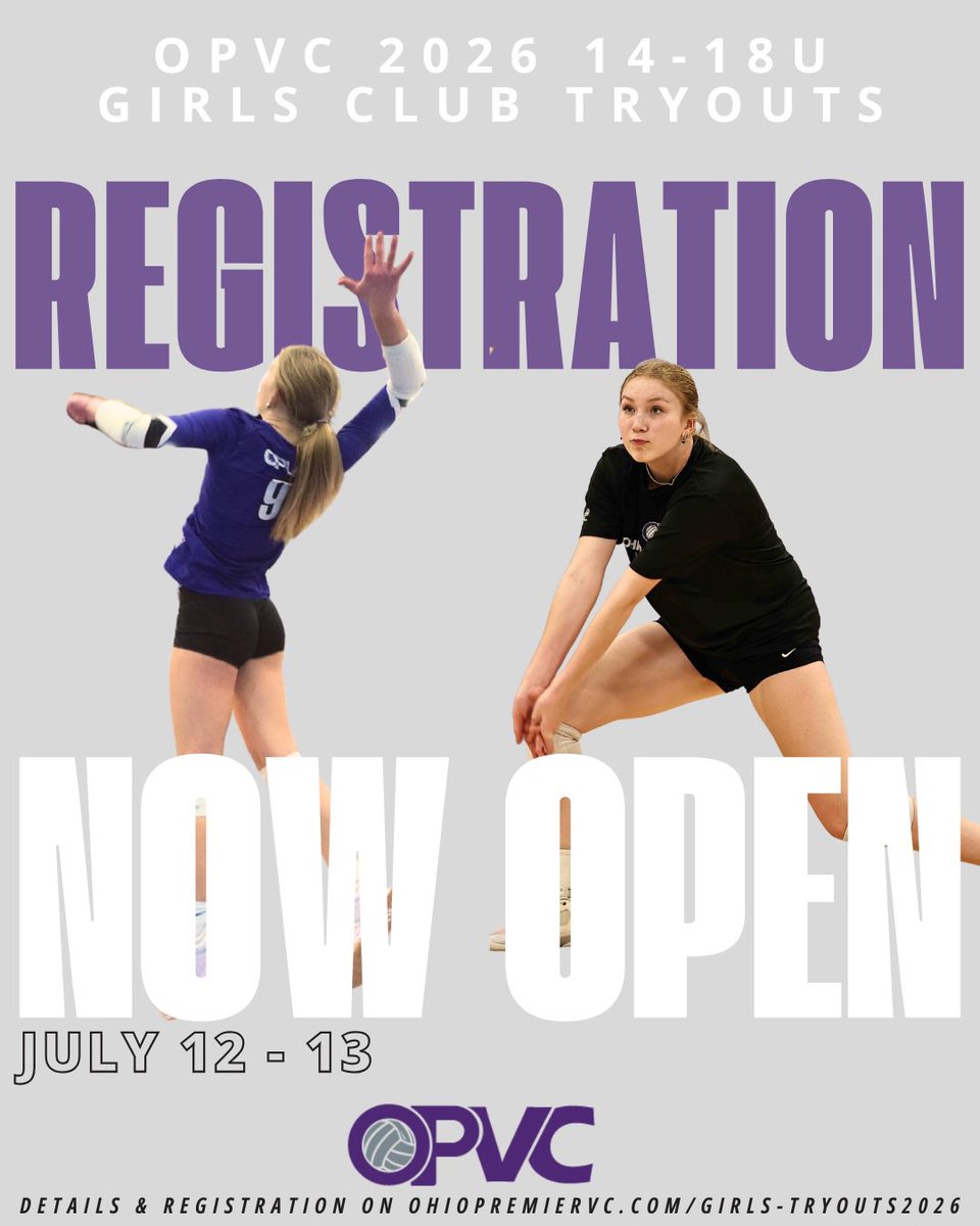 Ohio Premier VC (@ohiopremiervc) on Twitter photo π’Exciting Announcementπ’ Our summer tryouts are now open for registration! These club tryouts are for incoming 8th graders and higher ππ» 8U-13U teams will have tryouts this October ππ€π©΅ WE CANβT WAIT!
ohiopremiervc.com/girls-tryouts2β¦
#OPVC #summertryouts #ovrvolleyball <a href="/RGSAcad/">RG Sports Academy</a> π’Exciting Announcementπ’ Our summer tryouts are now open for registration! These club tryouts are for incoming 8th graders and higher ππ» 8U-13U teams will have tryouts this October ππ€π©΅ WE CANβT WAIT!
ohiopremiervc.com/girls-tryouts2β¦
#OPVC #summertryouts #ovrvolleyball <a href="/RGSAcad/">RG Sports Academy</a>