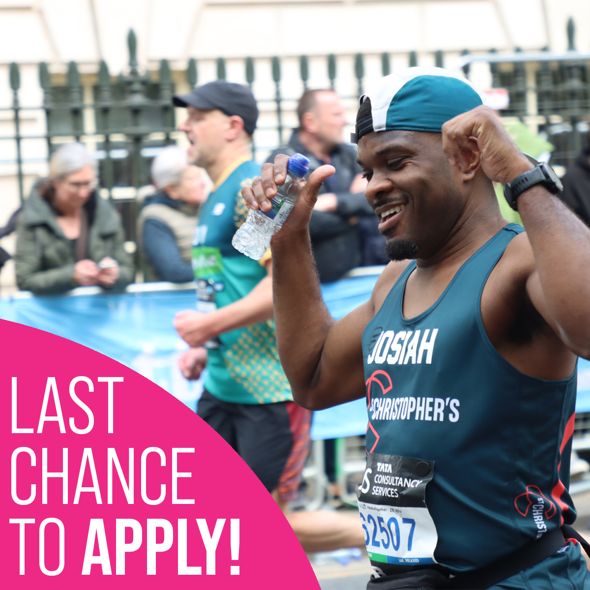 Calling all runners!

Up for a 10k challenge? The deadline to apply for the Vitality London 10,000 run is fast approaching! Register for a place for a landmark-filled flat route, all while raising money to support your local hospice.

Apply today: bit.ly/45sUpui