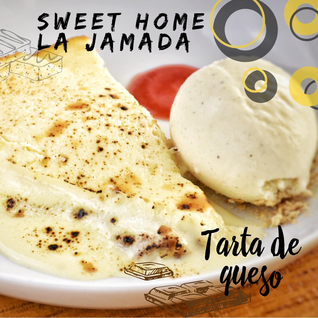 ¡Endulza este finde con nuestra mítica tarta de queso con helado! 🍰😋

#letsjam #tartadequeso #lajamada #burgos y #zaragoza. #gastronomiaburgos #gastronomiazaragoza #foodporn #AntonioArrabal #burgosenelmundo