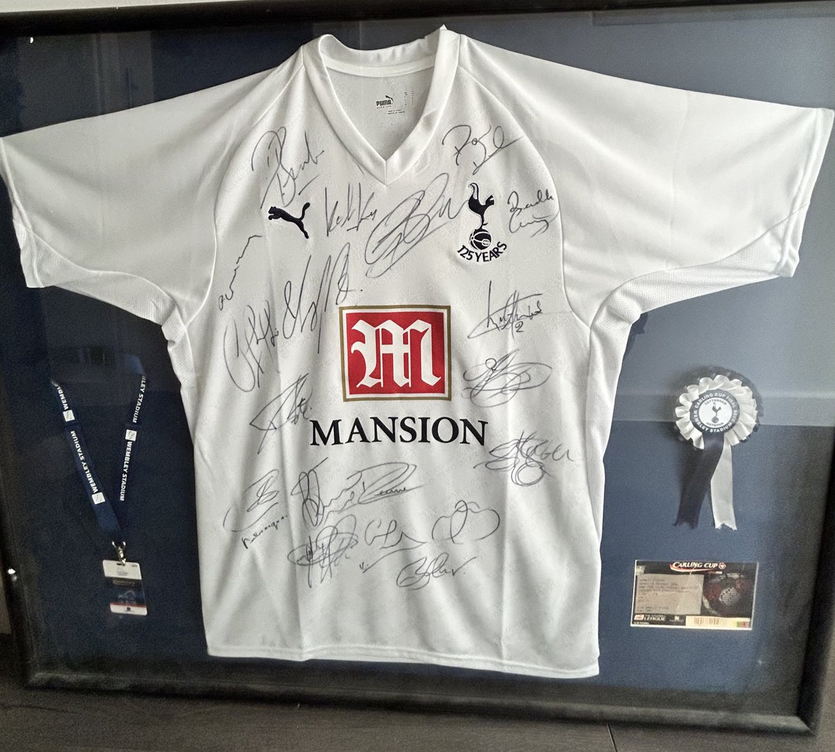 Lads, it’s Tottenham 😢

Last time they won a trophy was 2008 and I just so happen to have a squad signed shirt

I’ve been asked to sell this for a family friend and they only want *checks notes*…

£200 + postage