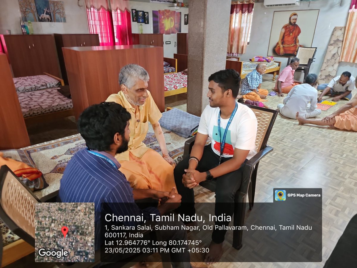 INDGenius_NTN's tweet photo. The SRM unit of INDGenius North Tamil Nadu visited an old age home, offering emotional support and engaging in meaningful service activities to bring joy and comfort to the residents.#INDGenius #northtamilnadu #srmcollege #SRMunit #SeniorSupport #CommunityCare #ElderlySupport https://t.co/vK7x67Ph5r