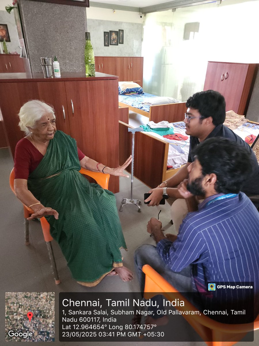 INDGenius_NTN's tweet photo. The SRM unit of INDGenius North Tamil Nadu visited an old age home, offering emotional support and engaging in meaningful service activities to bring joy and comfort to the residents.#INDGenius #northtamilnadu #srmcollege #SRMunit #SeniorSupport #CommunityCare #ElderlySupport https://t.co/vK7x67Ph5r