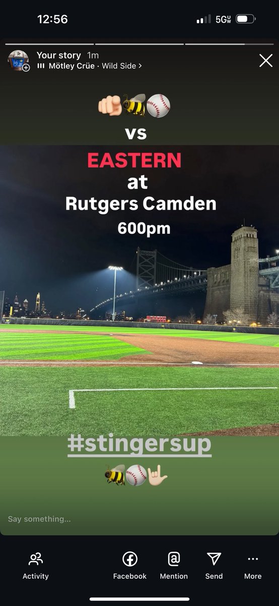 🫵🏻Swinging Bees travel to Rutgers Camden to take on Back to Back Group IV South State Champions Eastern! 1st pitch is set for 600pm. #stingersup #Team113
🐝⚾️🤟🏻