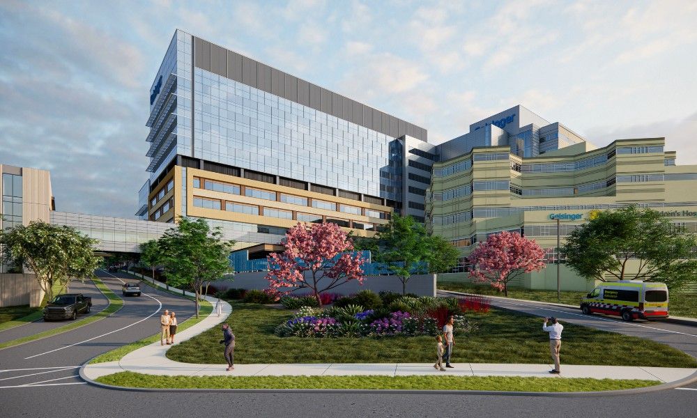 Geisinger Breaks Ground on Hospital $880M Expansion, Modernization Project buff.ly/Ho58W6w