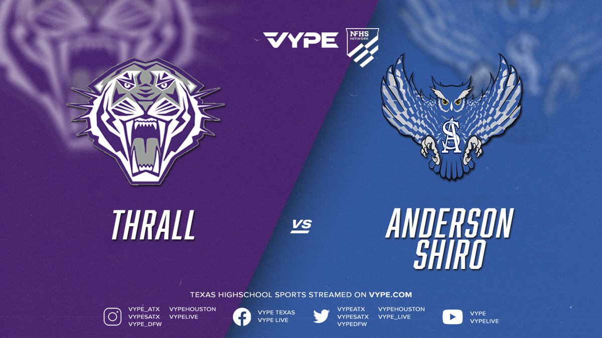VYPE Live (@vype_live) on Twitter photo 7PM | NFHS - 3A D2 Baseball Region III Final G2: Thrall vs. Anderson-Shiro @vypeatx <a href="/andersonshiro/">Anderson-Shiro CISD</a> <a href="/ThrallAthletics/">Thrall ISD Athletics</a> #txhsbb ⚾️📺🎙️
WATCH: vype.com/1pm-nfhs-3a-d2… 7PM | NFHS - 3A D2 Baseball Region III Final G2: Thrall vs. Anderson-Shiro @vypeatx <a href="/andersonshiro/">Anderson-Shiro CISD</a> <a href="/ThrallAthletics/">Thrall ISD Athletics</a> #txhsbb ⚾️📺🎙️
WATCH: vype.com/1pm-nfhs-3a-d2…