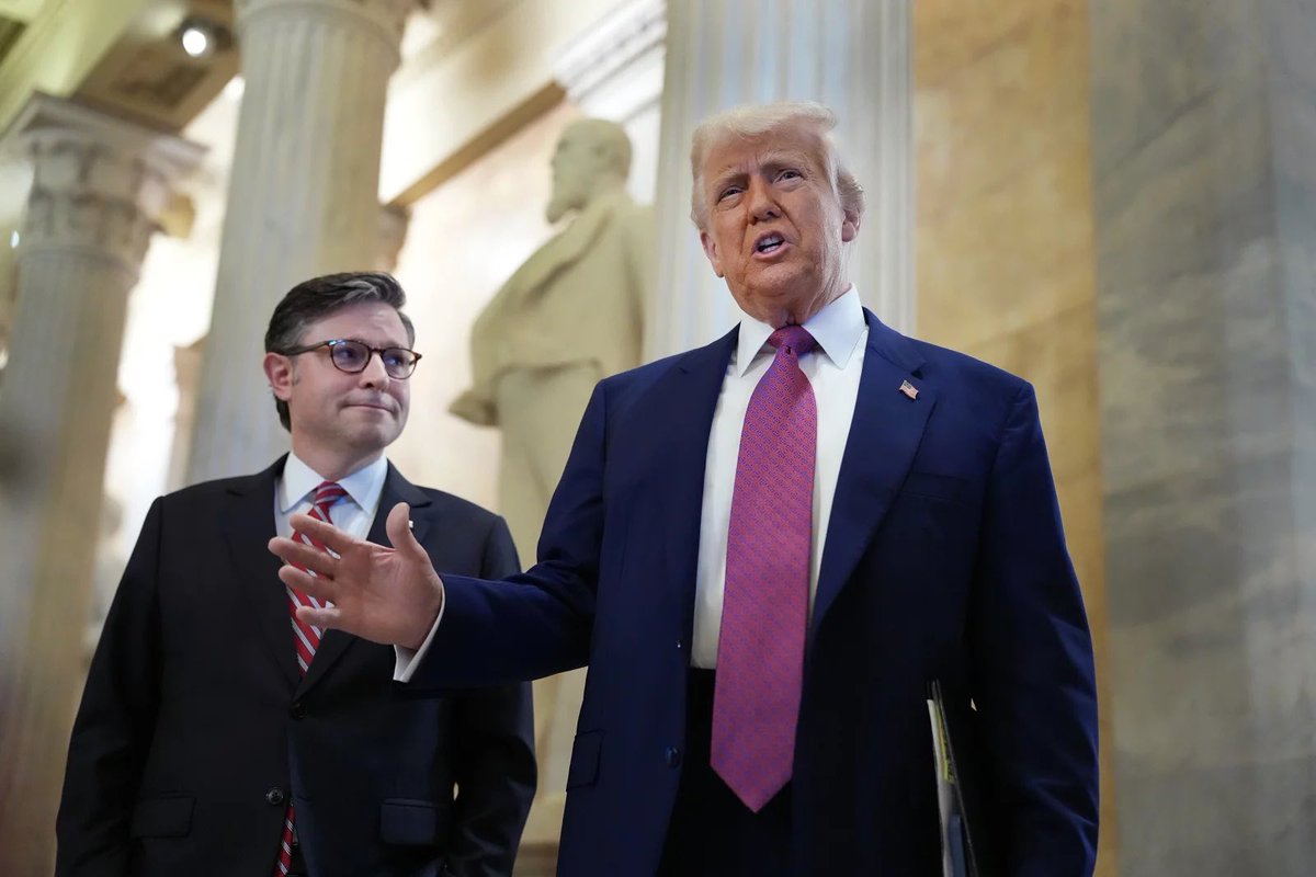 Is it just me, or does Mike Johnson look at Trump the way Joe Namath looked and spoke to Suzy Kolber? You be the judge:

youtube.com/watch?v=XuTAsy…