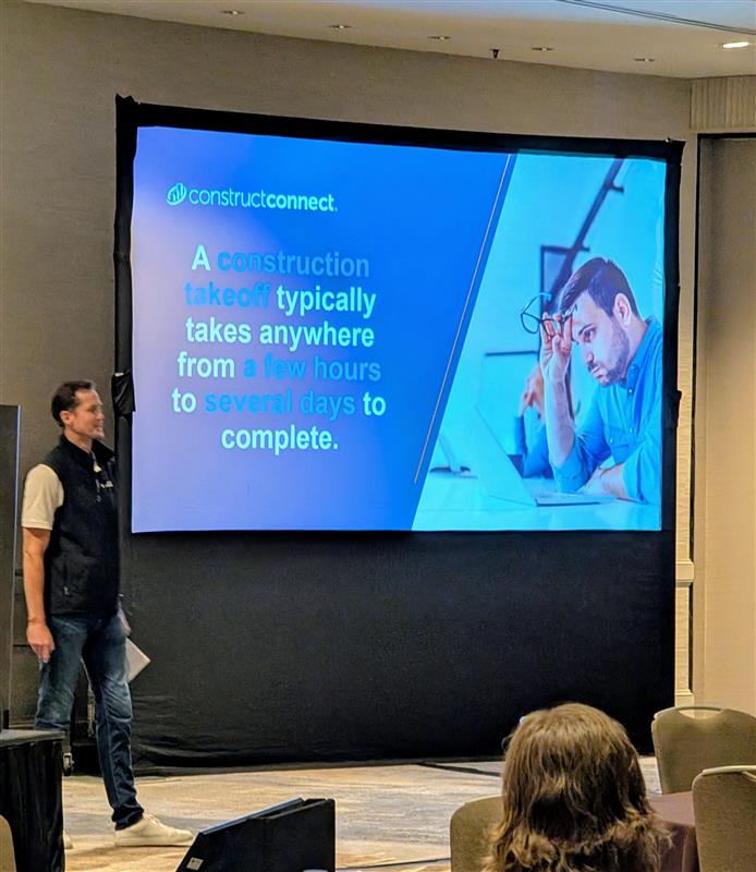 Thanks to everyone who joined Theo Borsje’s talk yesterday at #AdvancingPrecon!

He shared how AI is helping take the stress out of bidding and giving teams more time to focus on what matters.

Appreciate the great crowd and energy!

#ConstructionStartsHere #AIinConstruction