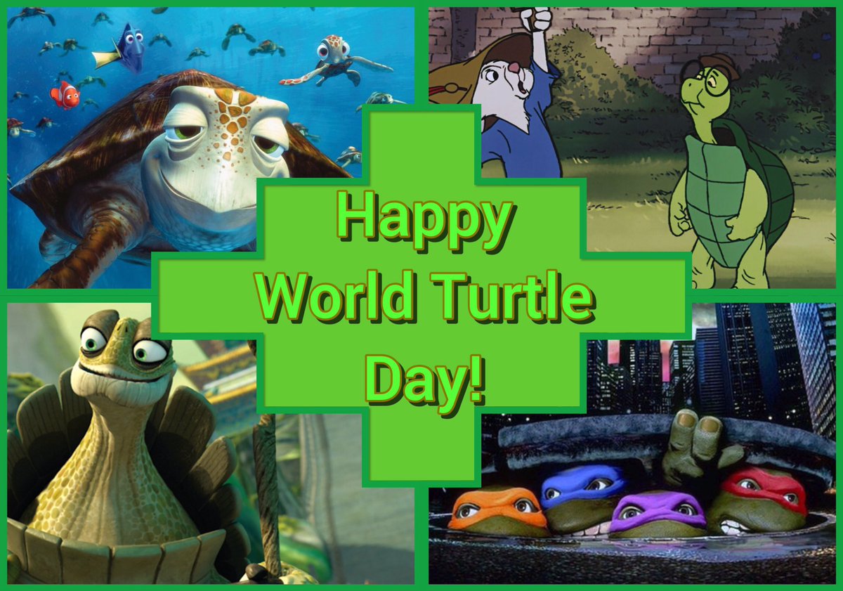 FilmNewsNos's tweet image. 🎬🐢HAPPY WORLD TURTLE DAY!!!🐢🎬

Here's some movie turtles from:

#FindingNemo
#RobinHood (@Disney )
#KungFuPanda
#TeenageMutantNinjaTurtles (1990)

#WorldTurtleDay

And check out these folks who help turtles: @conserveturtles @WWF @AustraliaZoo @WildAid