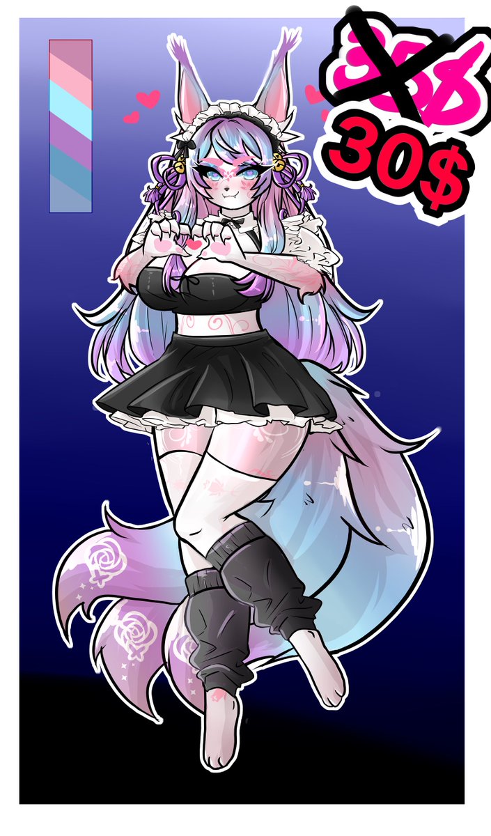 OFFER KITSUNE ADOPT 30$
-nude version available
-Paypal OR PAYSEND only
-includes transparent png files