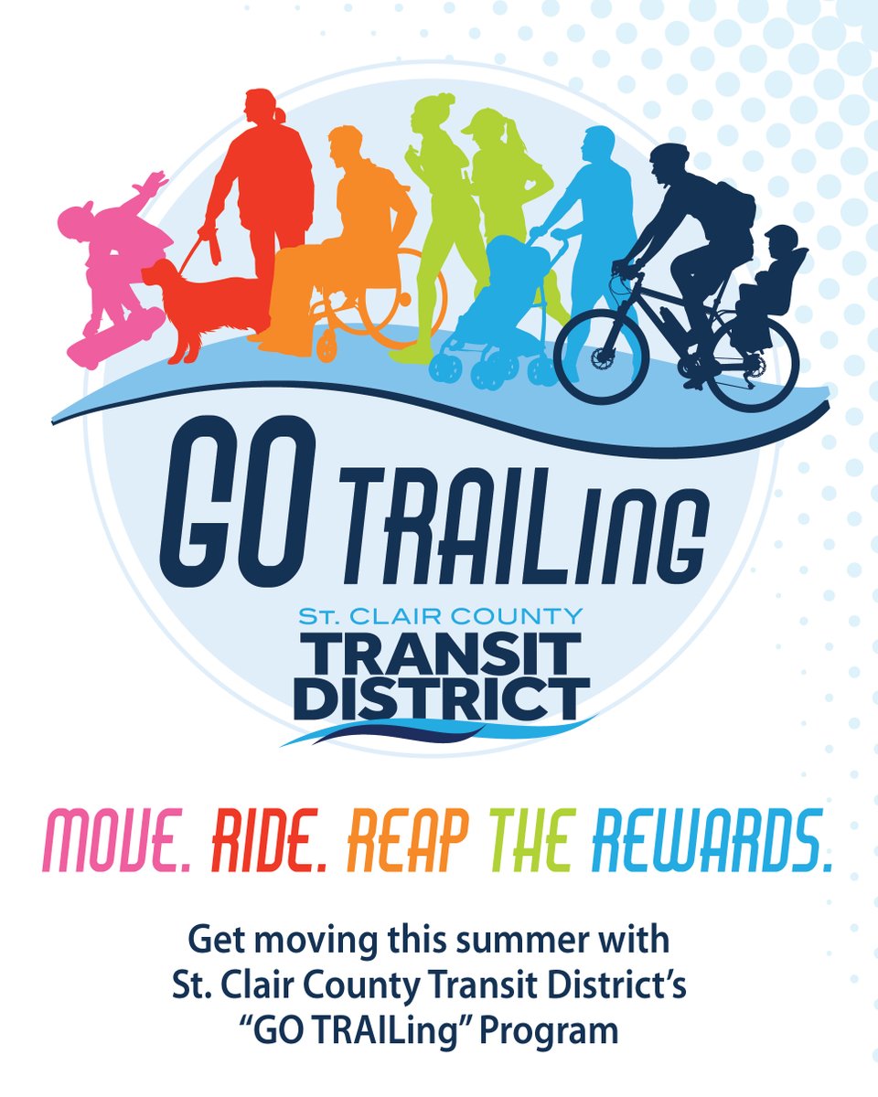 CMT St. Louis (@cmt_stl) on Twitter photo Your weekend adventure starts with the <a href="/SCCTransit/">St. Clair County Transit District</a> MetroBikeLink which consists of more than 39 miles of trails in St. Clair County. Register for the GO TRAILing program to track your miles and win prizes: bit.ly/44jeKSw Your weekend adventure starts with the <a href="/SCCTransit/">St. Clair County Transit District</a> MetroBikeLink which consists of more than 39 miles of trails in St. Clair County. Register for the GO TRAILing program to track your miles and win prizes: bit.ly/44jeKSw