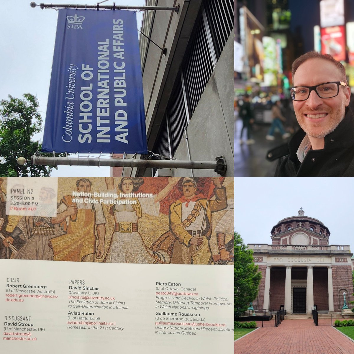 Bien content de participer au congrès de l’Association for the study of nationalites à la Columbia University de New York !