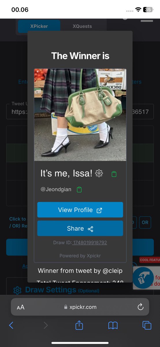 cvarm's tweet image. Congrats @Jeondgian you won! Draw ID: 1748019918792 Follow for more @xpickr xpickr.com #xpickr 

Tolong DM aku QRIS-nya untuk claim, yaa. 🍀
