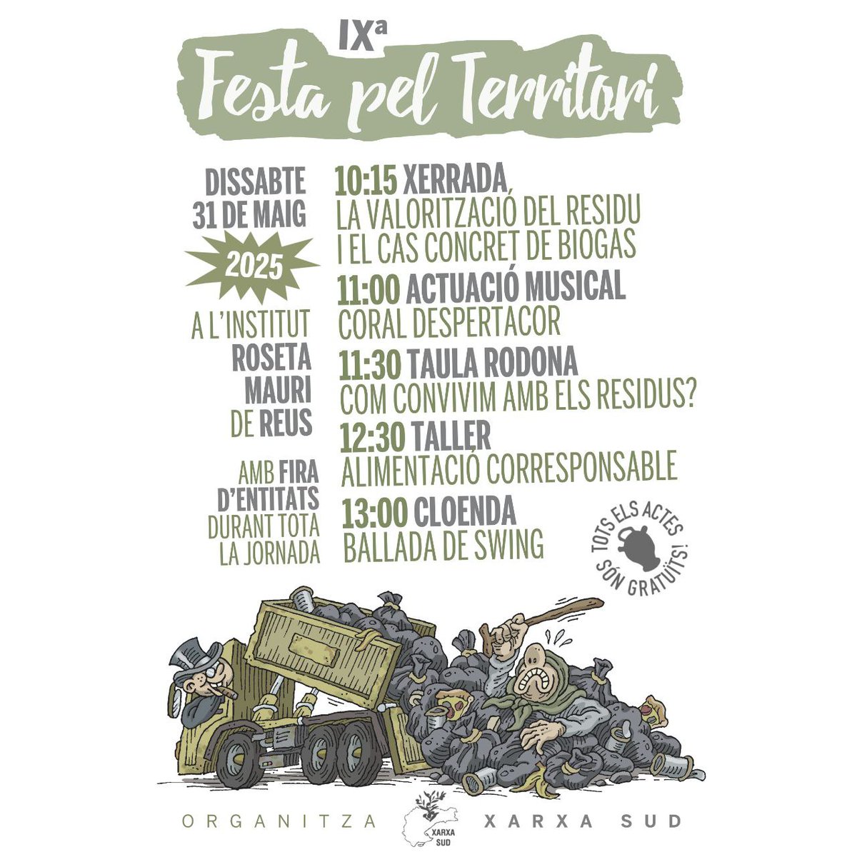 Torna la Festa pel Territori, dissabte 31. La plataforma #RiuSiuranaViu hi serem!
