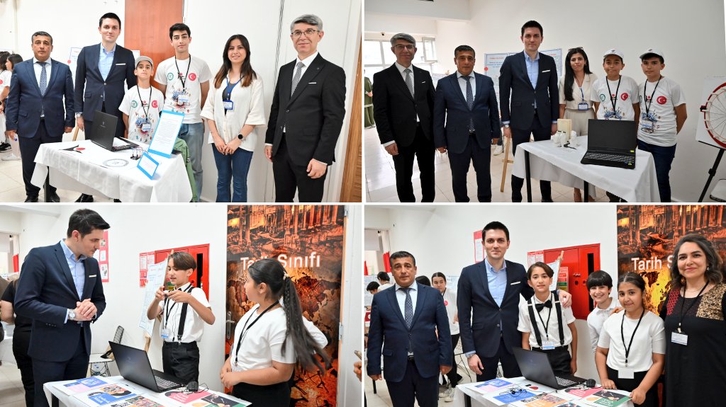 🏫Nusaybin Bilim ve Sanat Merkezi/ 4006 Tübitak Bilim Fuarı Açılışı🔭🧬🧪

Kaymakamımız Sayın Evren ÇAKIR, Nusaybin Cumhuriyet Başsavcısı Murat BULUT ve İlçe Millî Eğitim Müdürü Ümit ÇETİN ile birlikte, Bilim ve Sanat Merkezi'nde düzenlenen “4006 TÜBİTAK 🔬Bilim Fuarı” açılışına