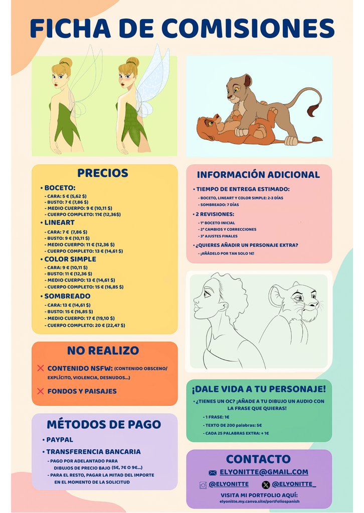 Elyonitte_'s tweet photo. New comissions sheet here! Comissions are still open, so don't doubt to contact me if you would like one
I also appreciate if you share, it would mean a lot!
🫶🏻
#comissionsopen #ComisionesAbiertas #artist #ArtistOnTwitter #ArtistOnX #digitalartist #digitalarts https://t.co/piqBukJyF0