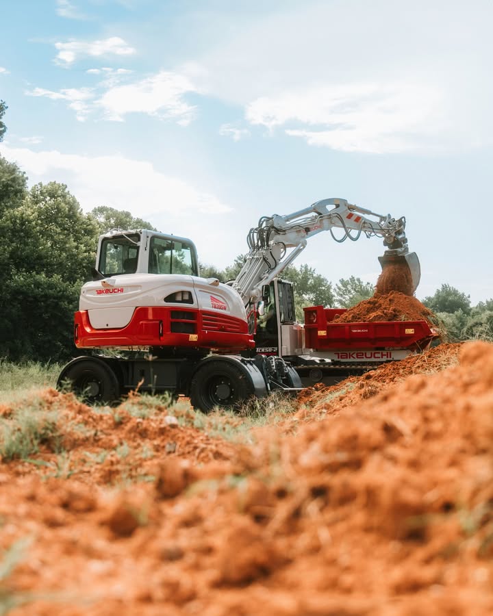 The same quality and durability you'll find on every Takeuchi excavator, but on wheels. The TB395W is the perfect blend of performance, durability, serviceability, and operator comfort, ensuring top-notch performance on the job site.

#TakeuchiUS #TheMarkofToughness