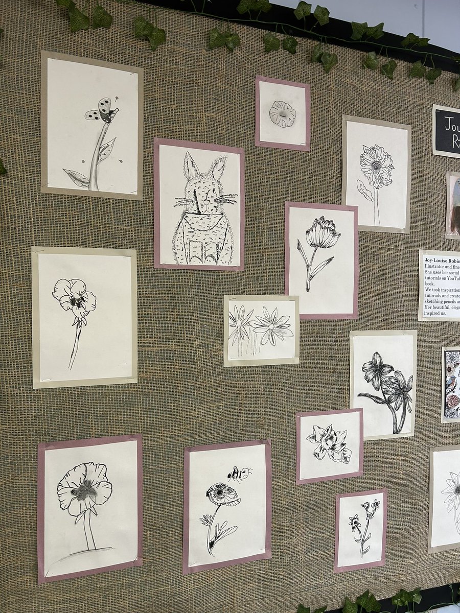 Year 5/6 have been inspired by local artist Joy-Louise Robinson to create stunning stretches of botanical flowers. Their work beautifully captures the detail and creativity of natural forms!

🖌️🎨🌸🌹

Wonderful work everyone🌟

#felicityandinc 

<a href="/AdAstraTrust/">Ad Astra Academy Trust</a>