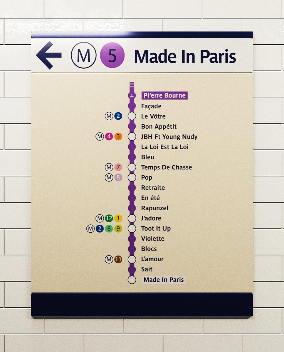 PI’ERRE BOURNE

MADE IN PARIS
(ALBUM)

JUNE 2025 🚨

"End of June !" — Pi'erre