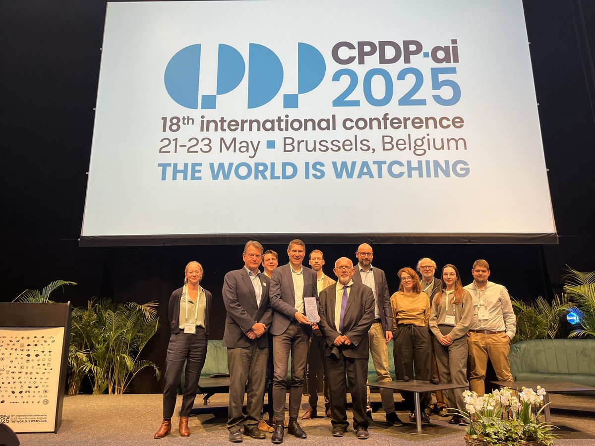 EDPS (@eu_edps) on Twitter photo π΄EDPS Awarded the 2025 CAIDP AI Policy Leader Award! π
Under <a href="/W_Wiewiorowski/">Wojtek Wiewiorowski</a> leadership, #EDPS is honoured to be recognised for our role in prohibiting AI systems that violate human rights. We are grateful to <a href="/MarcRotenberg/">Marc Rotenberg | CAIDP.ORG</a> & Merve Hickok for their remarkable work at <a href="/theCAIDP/">Center for AI and Digital Policy (CAIDP)</a> π΄EDPS Awarded the 2025 CAIDP AI Policy Leader Award! π
Under <a href="/W_Wiewiorowski/">Wojtek Wiewiorowski</a> leadership, #EDPS is honoured to be recognised for our role in prohibiting AI systems that violate human rights. We are grateful to <a href="/MarcRotenberg/">Marc Rotenberg | CAIDP.ORG</a> & Merve Hickok for their remarkable work at <a href="/theCAIDP/">Center for AI and Digital Policy (CAIDP)</a>