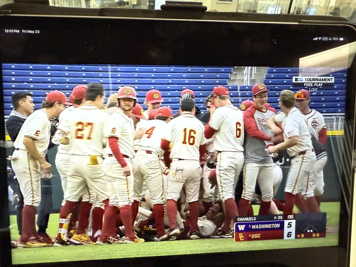 Tom Duerr (@thevoiceoftd) on Twitter photo Baseball is a game of inches… and the two inches by which <a href="/ethan_hedges/">Ethan Hedges</a> was safe at the plate (thanks to a great piece of hitting by <a href="/alopez1100/">Adrian Lopez</a>) allowed <a href="/USC_Baseball/">USC Baseball</a> to walk off Washington in the <a href="/B1Gbaseball/">Big Ten Baseball</a> tournament!! #FightOn <a href="/bigten/">Big Ten Conference</a> Baseball is a game of inches… and the two inches by which <a href="/ethan_hedges/">Ethan Hedges</a> was safe at the plate (thanks to a great piece of hitting by <a href="/alopez1100/">Adrian Lopez</a>) allowed <a href="/USC_Baseball/">USC Baseball</a> to walk off Washington in the <a href="/B1Gbaseball/">Big Ten Baseball</a> tournament!! #FightOn <a href="/bigten/">Big Ten Conference</a>