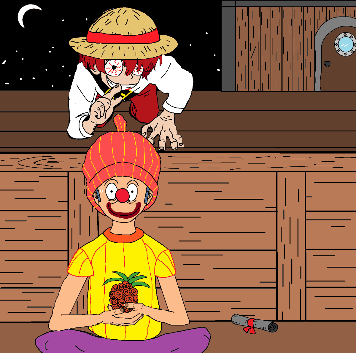 zeroToHeroPaint's tweet photo. Leave him alone 😢😭

#ONEPIECE1149 #ONEPIECE #draw https://t.co/Ye7irCldCi