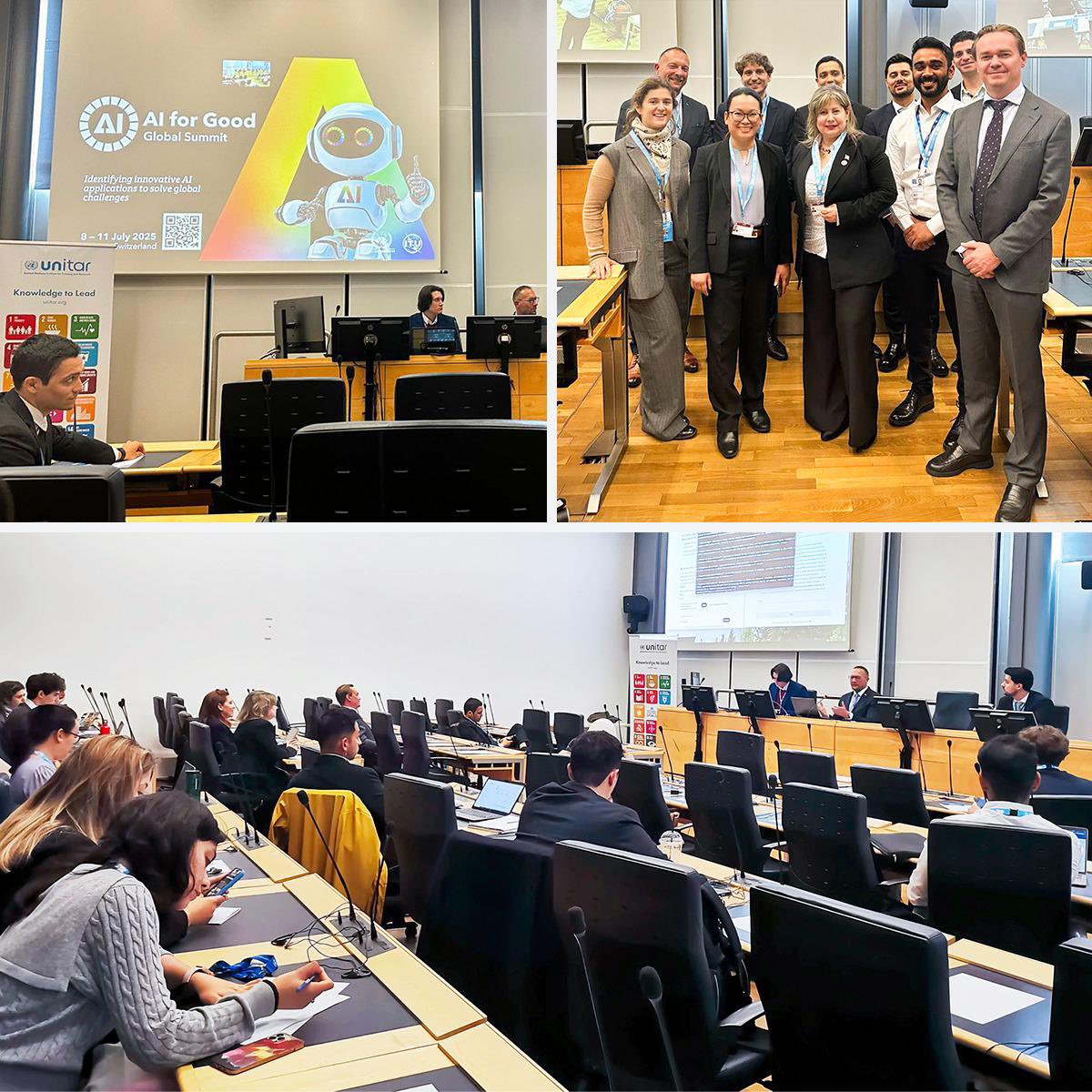 Inclusive, transparent, and adaptable strategies are essential to unlock the full potential of AI in development. Great pleasure to welcome diplomats and international officials to a joint <a href="/UNITAR/">UNITAR</a>-<a href="/ITUDevelopment/">ITU Development</a> #AISkillsCoalition briefing on open source AI.