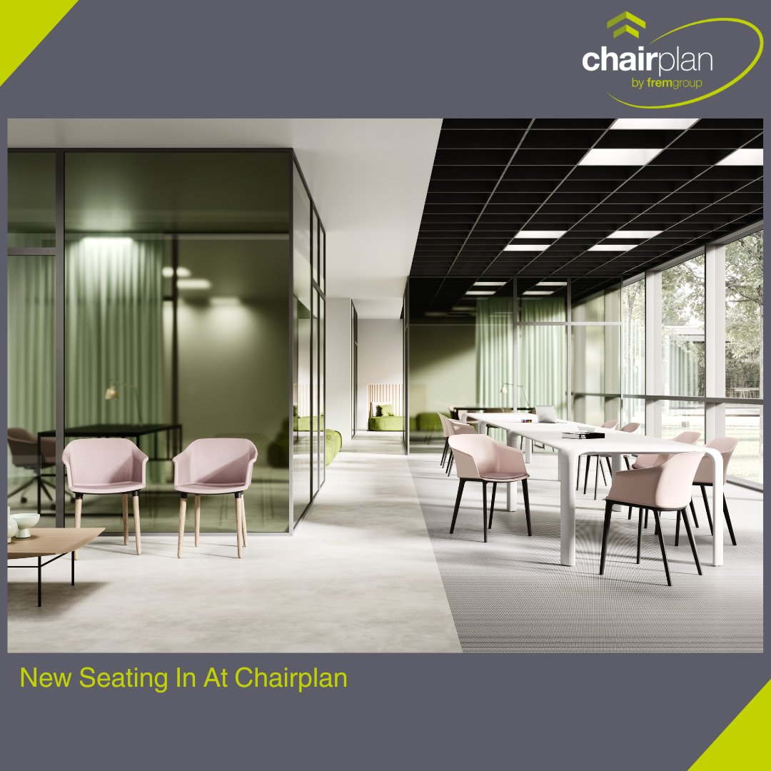 👀 Check out our new Chairplan seating! 
Request the latest pricelist for stylish, ergonomic options here: ow.ly/EAKa50VTL1a. 
#Chairplan #NewSeating #OfficeDesign #Pricelist2025 #WorkspaceFurniture #MadeInTheUK #SeatingSolutions